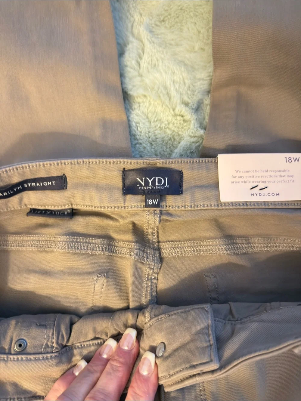 NWT NYDJ Marilyn Straight 18W - Picture 5 of 8